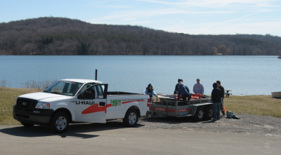 CMU Unloading Trailer