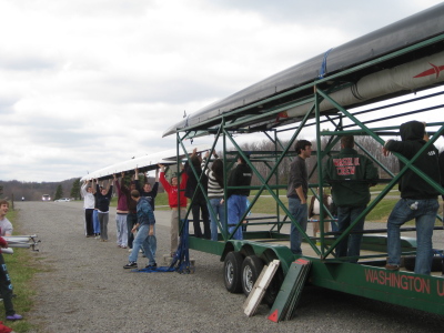 WashU Unloading Trailer